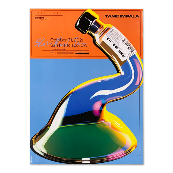 Chase Center 10-31-21 San Francisco, CA Poster – Tame Impala US