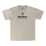 Rushium Logo w/ 22 Tour Dates [TAN] T-shirt